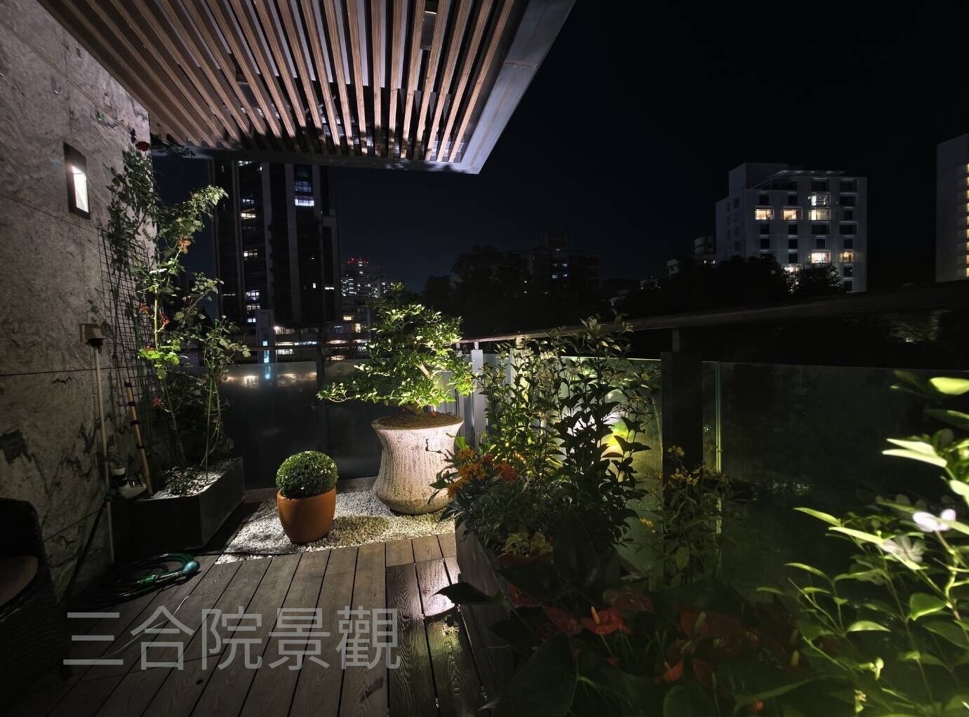 2026年6月 士林區 打造飯店級夜間景觀氛圍 從白天美到夜晚的景觀設計
